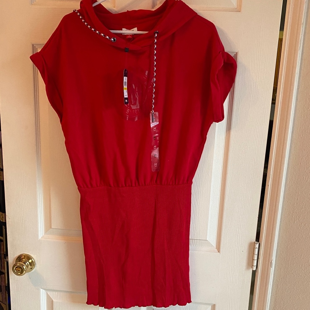 Red Hooded Dress
